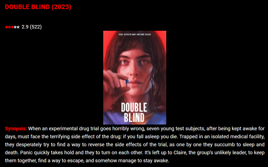 DOUBLE BLIND (2023)